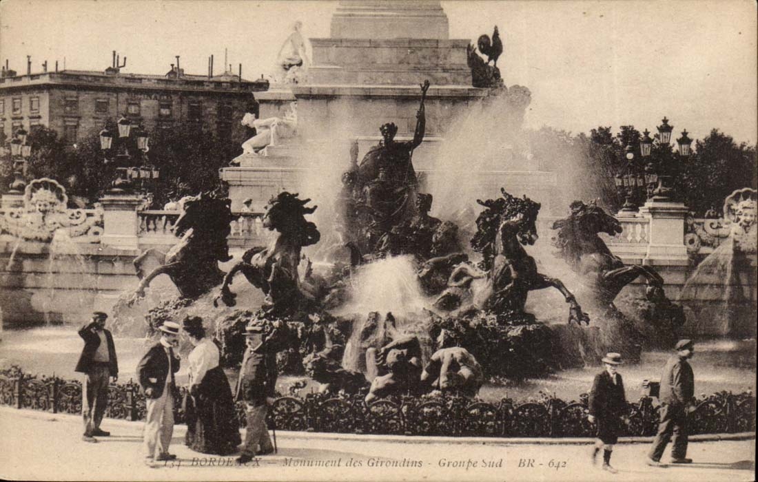 Bordeaux — Monument des Girondins — Groupe Sud