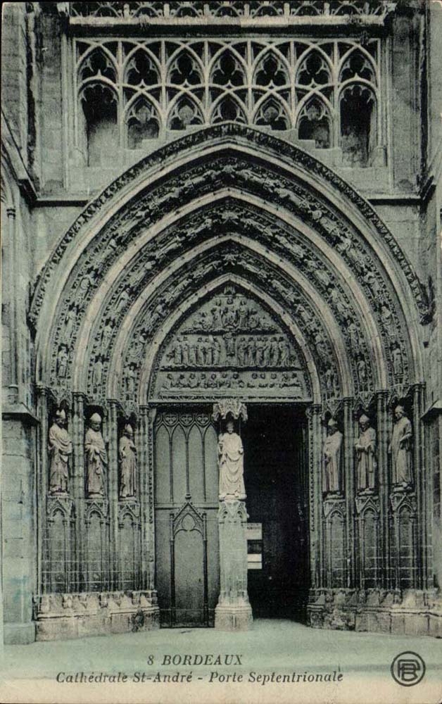 Bordeaux CPA Cathedrale Saint Andre Porte septentrionale