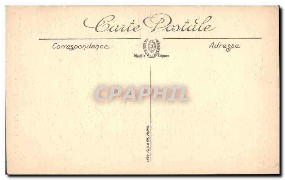 Bordeaux CPA Eglise de la Bastide — Verso