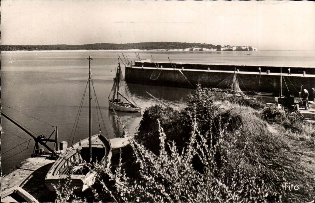 Saint Georges de Didonne CPA Le port La pointe de Suzac