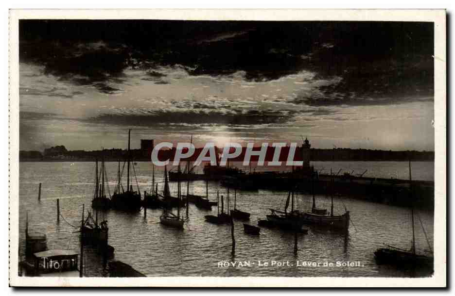 Royan CPA Le port Lever du soleil