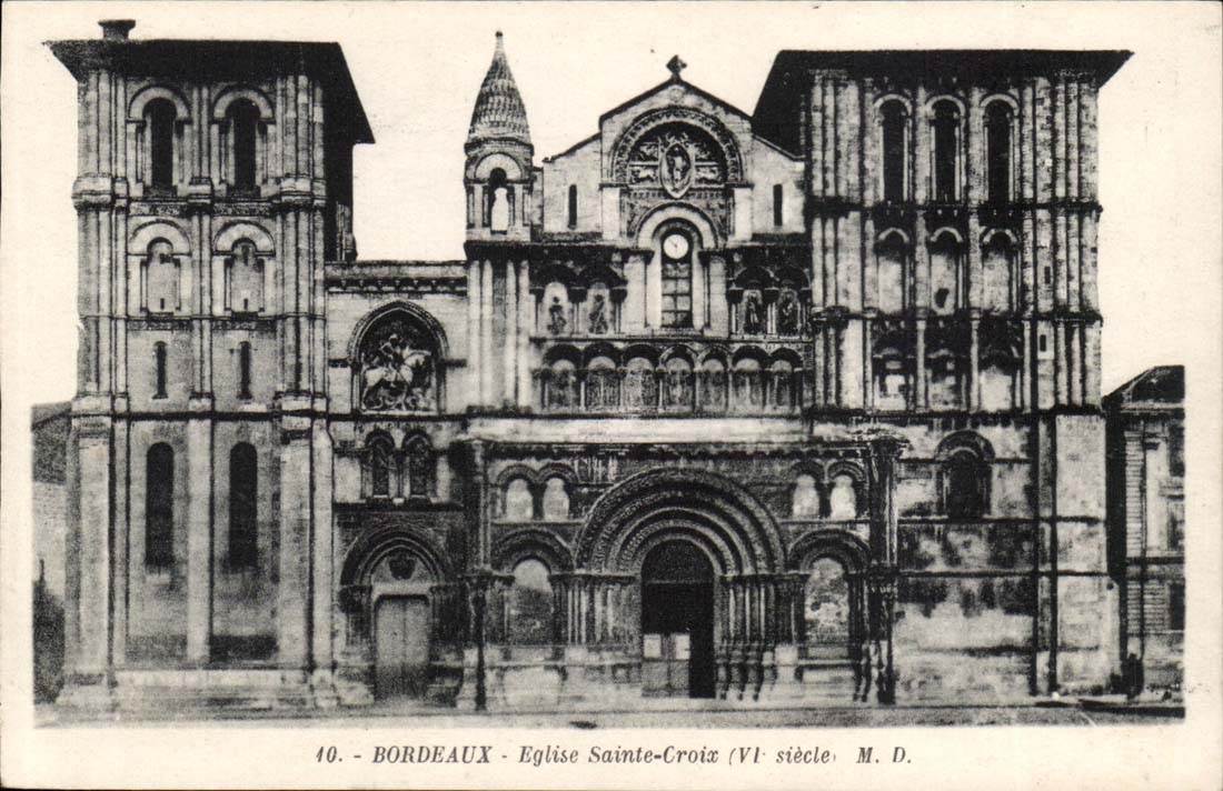 Bordeaux - Église Sainte-Croix (VIe siècle) — M. D.