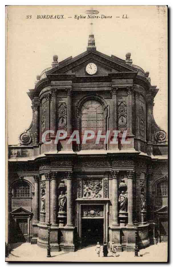 Bordeaux CPA Eglise Notre DAme