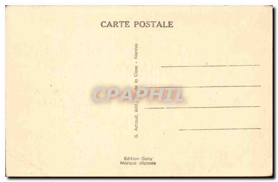 Bordeaux CPA Les quais et la GAronne — Verso