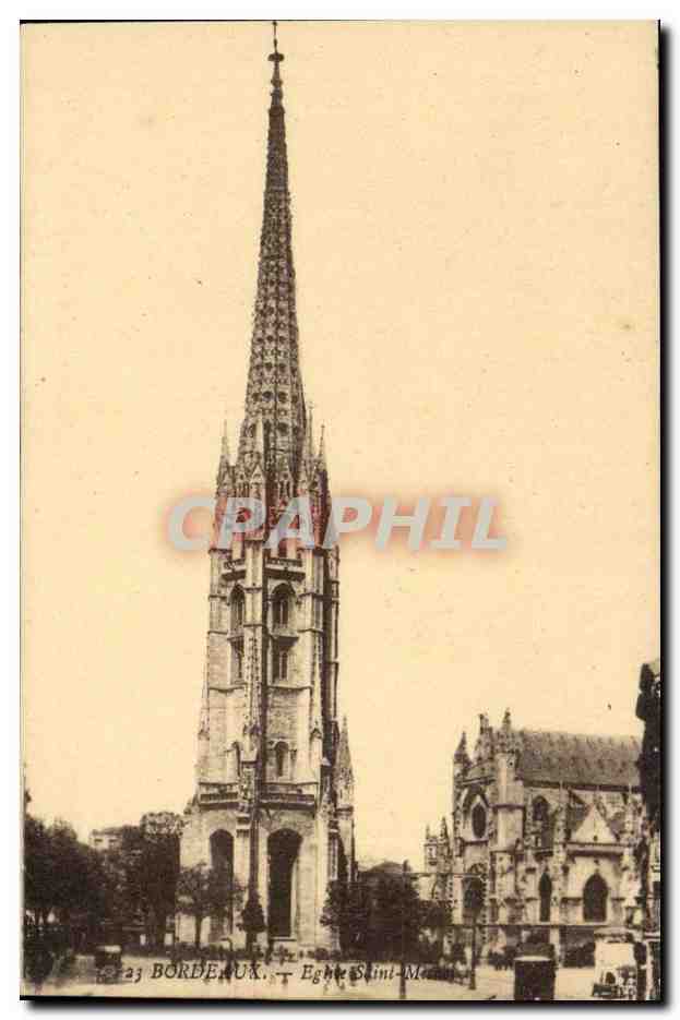 Bordeaux CPA Eglise Saint Michel