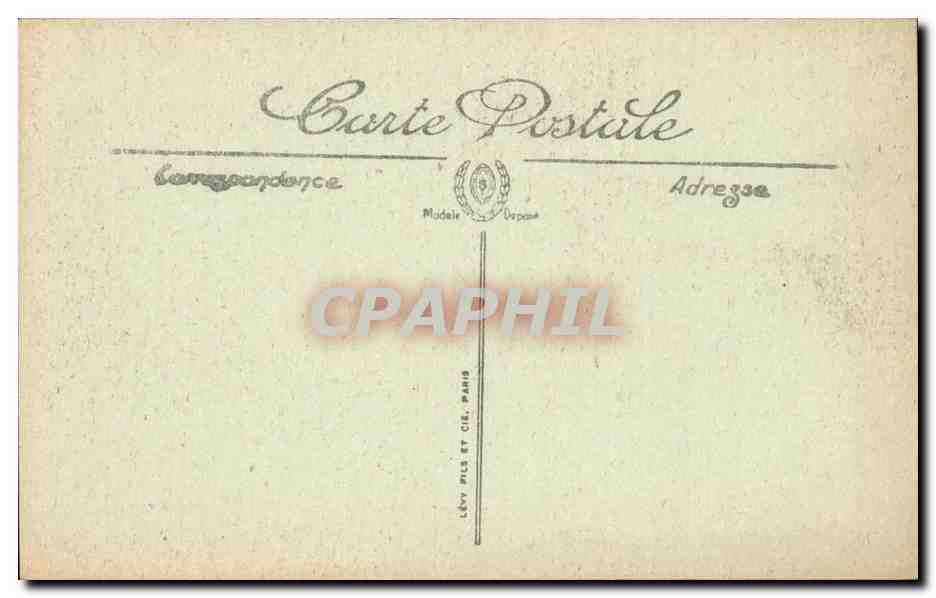 Bordeaux CPA La porte du palais  — Verso