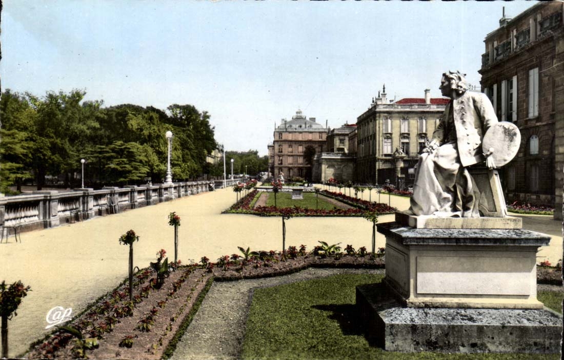 Bordeaux CPA Le jardin public et les terrasses