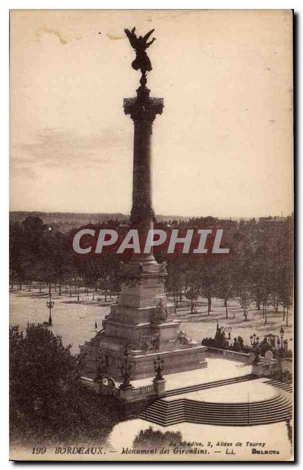 Bordeaux CPA Monument des Girondins