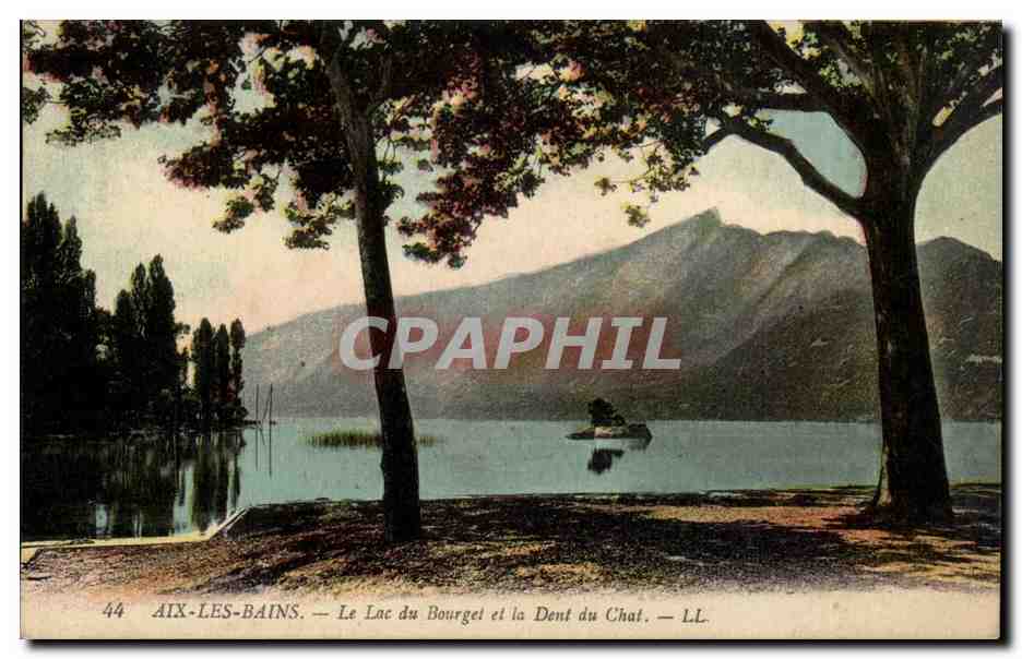 Aix les Bains CPA Le alc du Bourget et la dent du chat