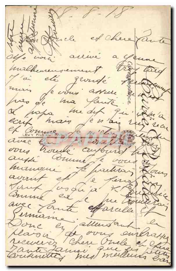 Aix les Bains CPA Le alc du Bourget et la dent du chat — Rückseite