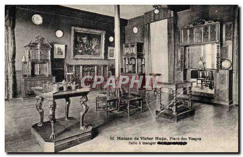 Paris CPA Maison de victor hugo place des Vosges