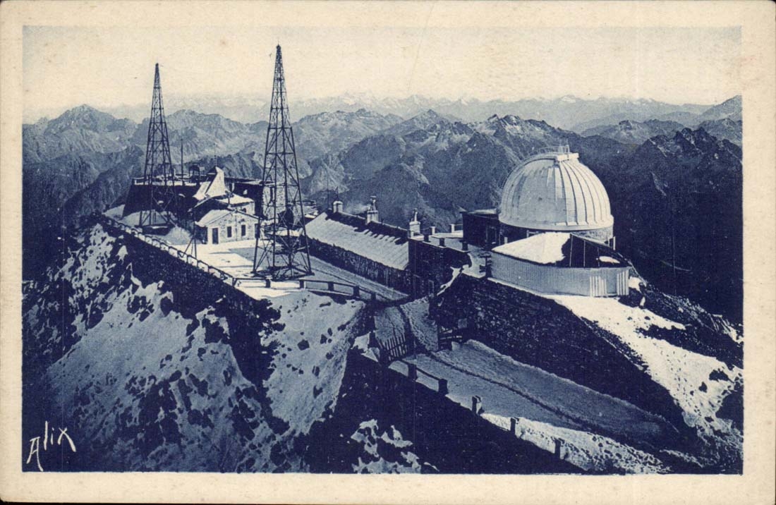 Le Pic du Midi de Bigorre — L'observatoire et la Chaîne des Pyrénées — Editions ALIX, Bagnères-de-Bigorre (H.P.)