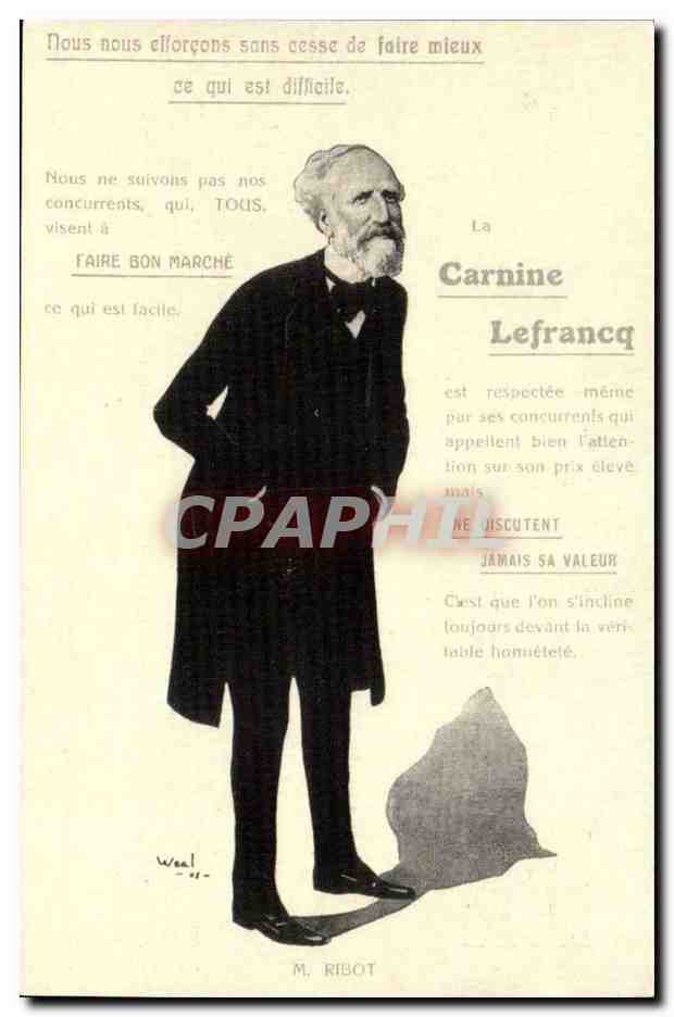 REPRODUCTION La carnine surprend l'ohonnete Ribot
