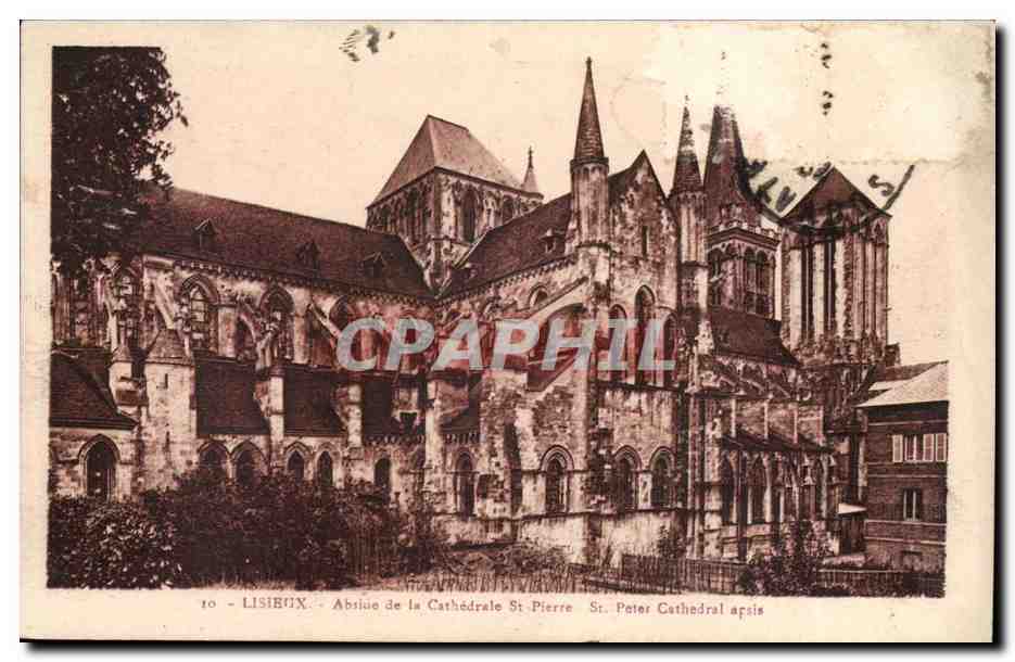 Lisieux — Abside de la Cathédrale Saint-Pierre — Édition Postale, n°10
