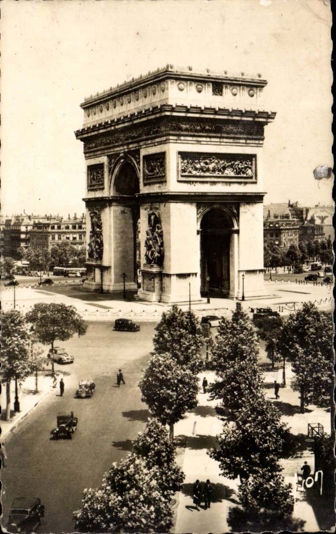 Paris CPA L'arc de triomphe de l'etoile