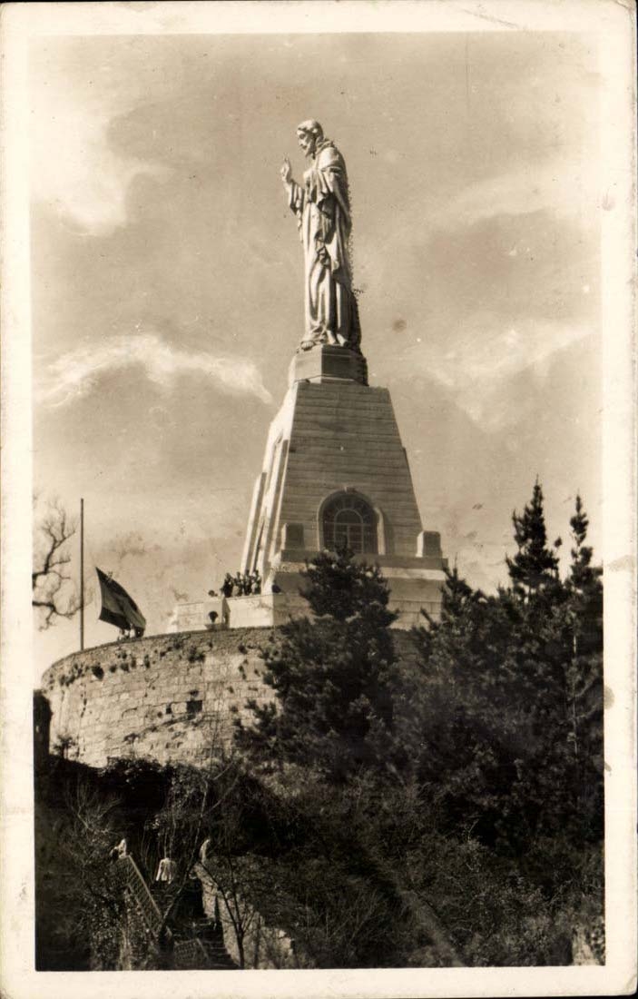 Espagne Espana Spain San Sebastian CPA Monumento Sagrado Corazon (Sacre Coeur)