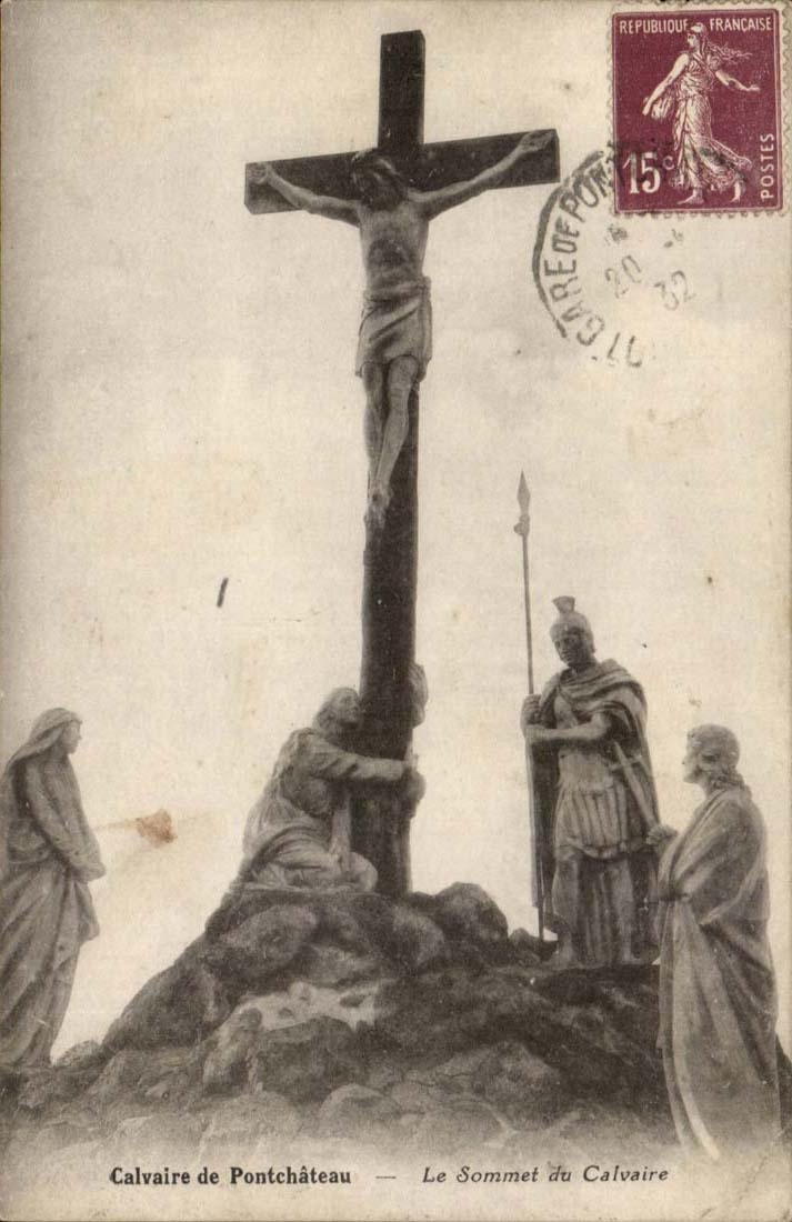 CPA Calvaire de Pontchateau Le sommet du calvaire