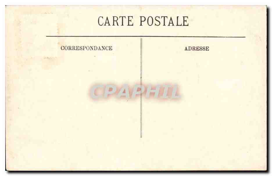 Blois CPA Le chateau Aile Louis XII — Verso