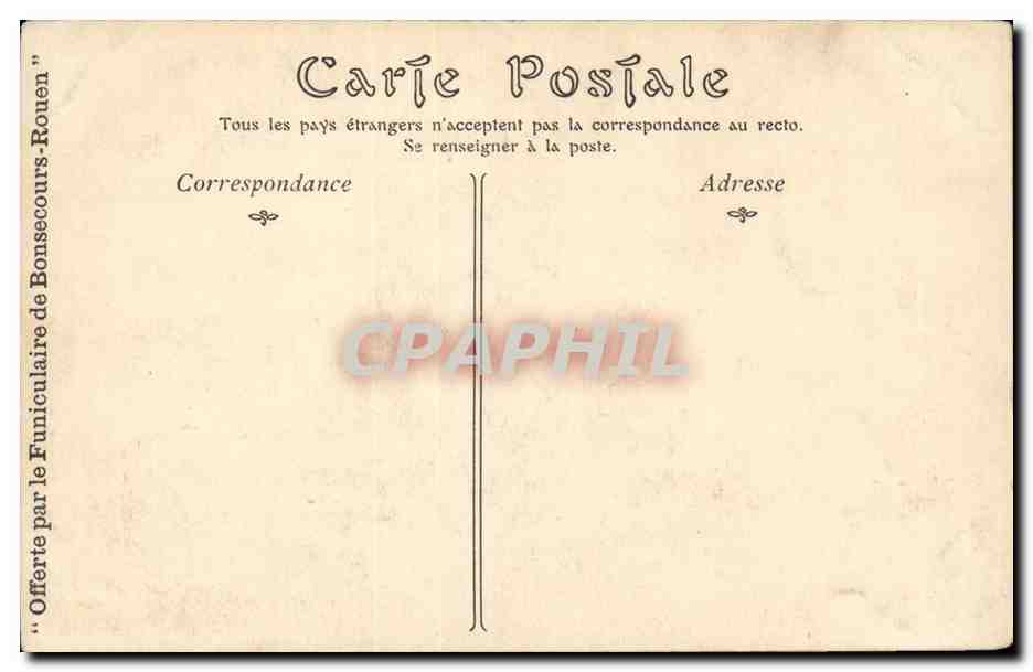 Bon SEcours CPA Eglise Notre DAme La chapelle — Rückseite
