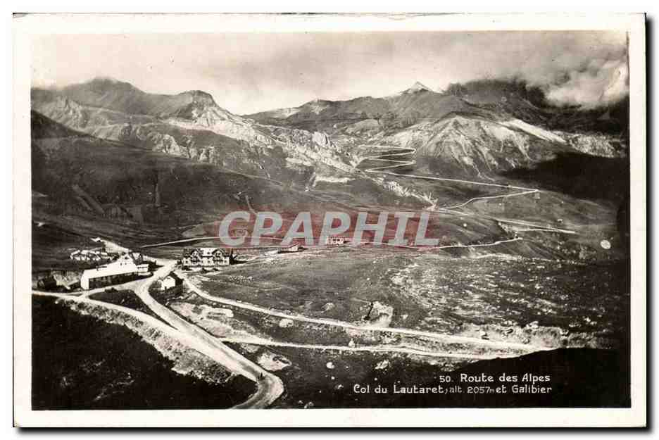 Col du Lautaret — Route des Alpes, altitude 2057 m — Éditions Imbert, n°50