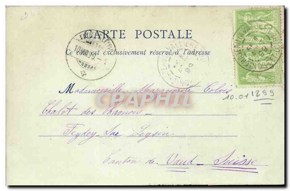 Angers CPA La prefecture arcades romaines decouvertes en 1836 — Rückseite