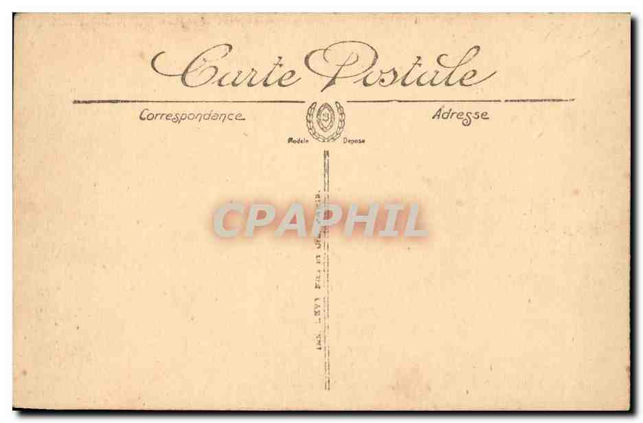 Versailles CPA Musee des voitures  — Verso