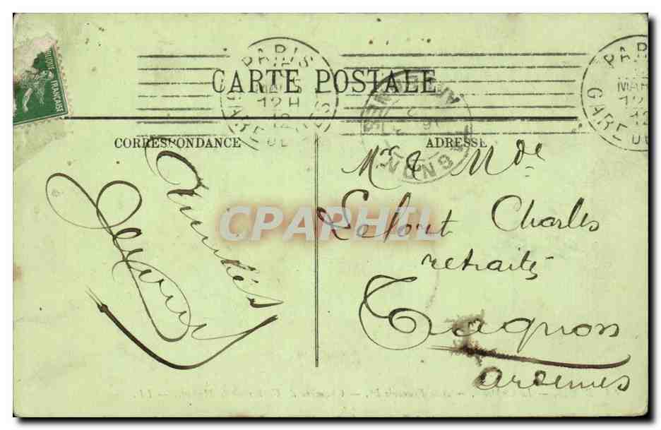 Blois CPA Le chateau Aile Francois 1er Chambre de Catherine de Medicis — Verso