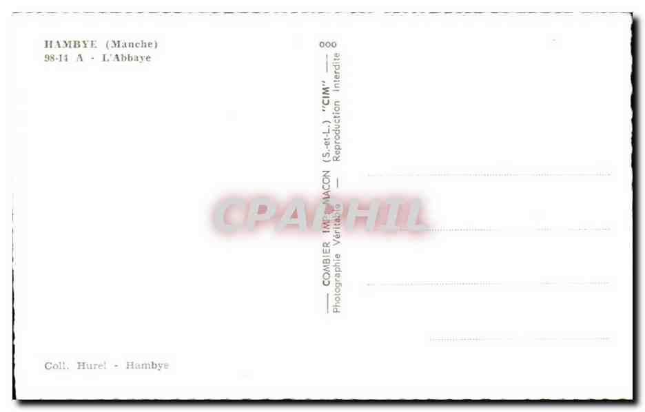 Hambye (Manche) — L'Abbaye — Combier — Reverso