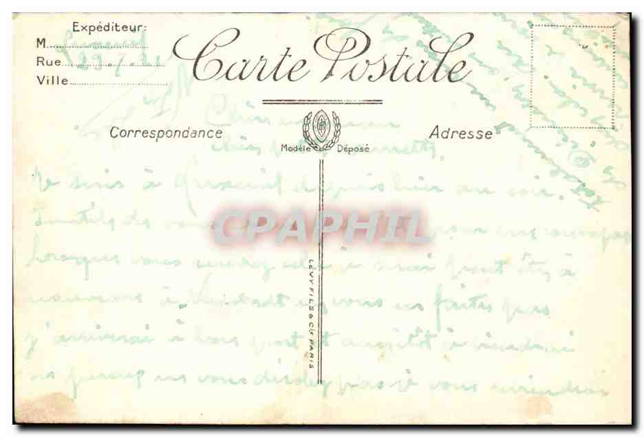 Belfort - Le Lion - Oeuvre de Bartholdi - CPA  — Verso
