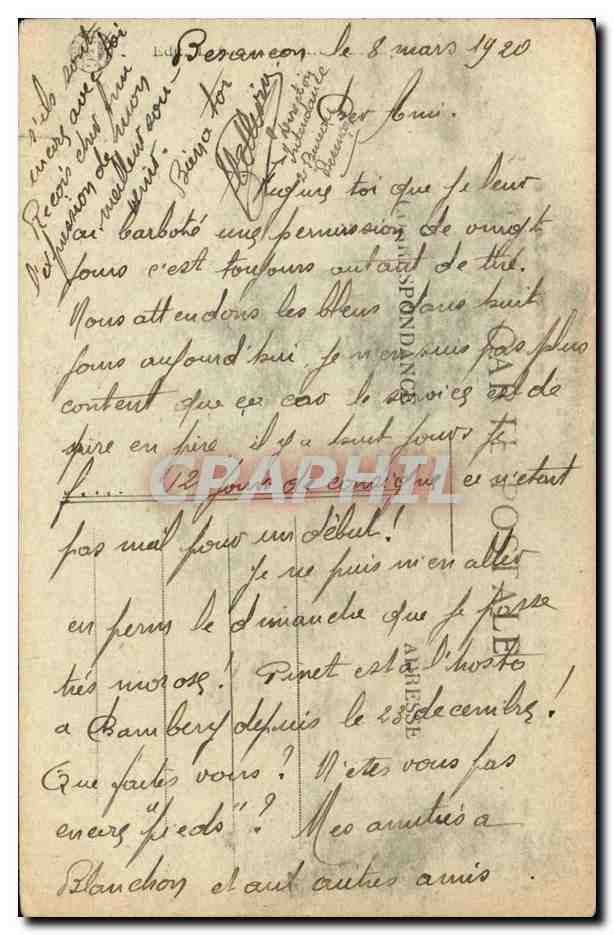 Besançon — Vue générale prise des Grottes St-Lonard — Excursion en Franche-Comté, n°674 — Rückseite