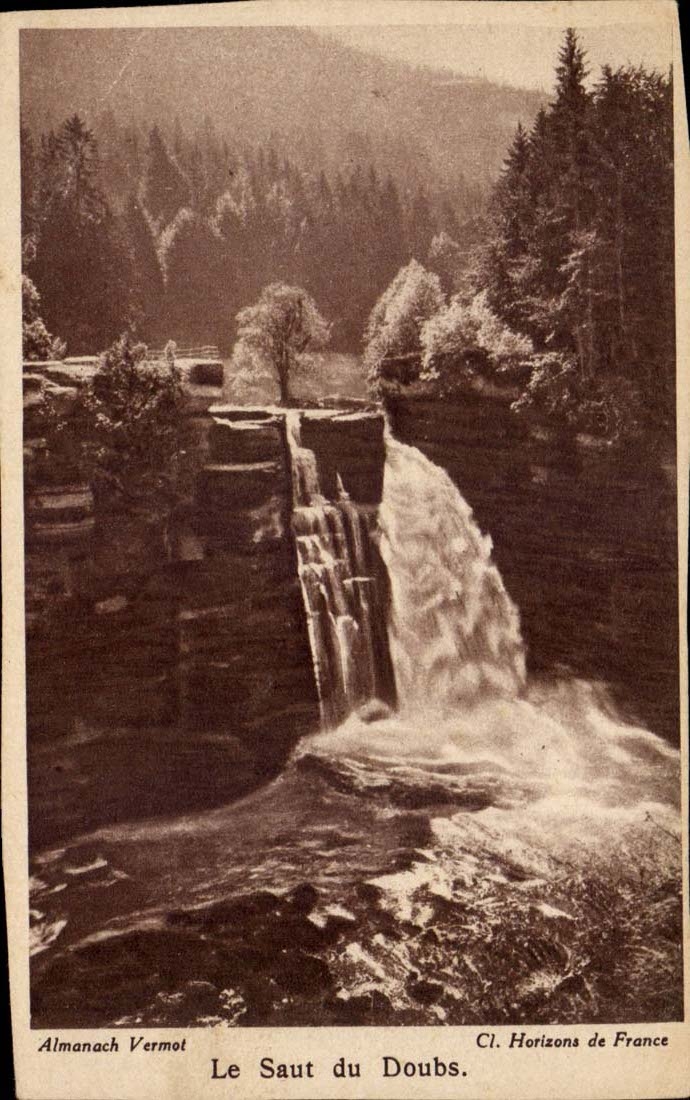 Le Saut du Doubs — Almanach Vermot, Cl. Horizons de France