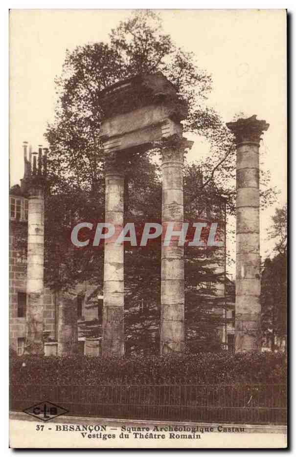 Besancon - Square Archeologique Castau Vestges du Theatre Romain - CPA 