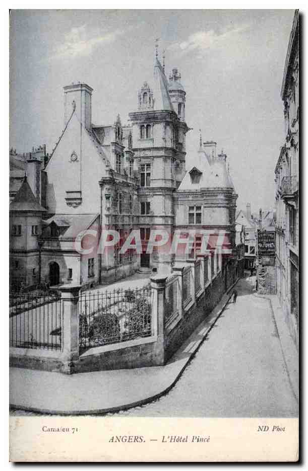 Angers - L'Hotel Pince - CPA 