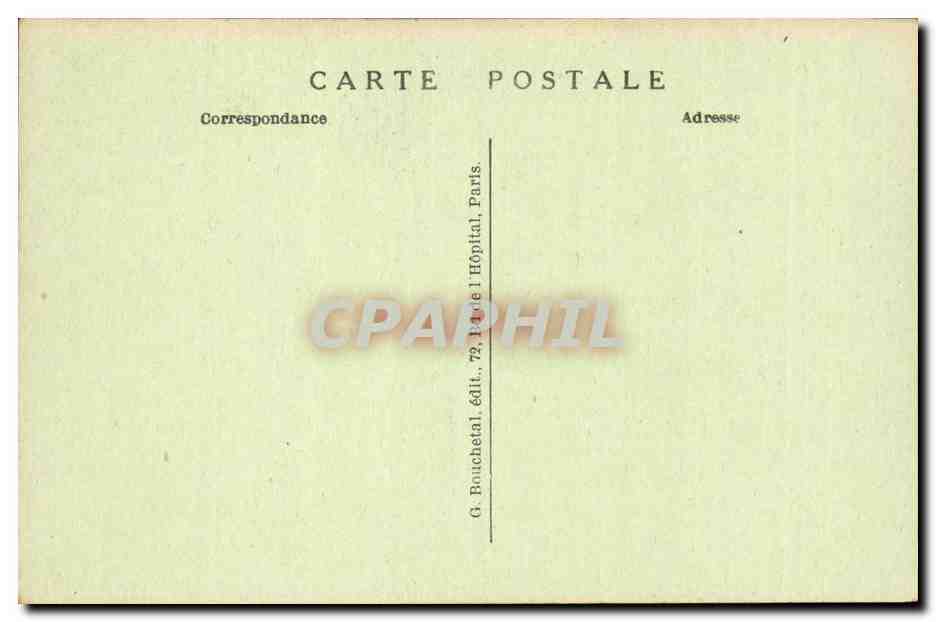Maison de Victor Hugo Le Croix dessin de Victor Hugo - CPA  — Rückseite