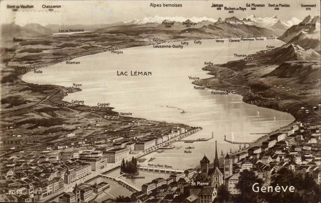 Suisse - Schweiz - Geneve Geneva - Souvenir - CPA 