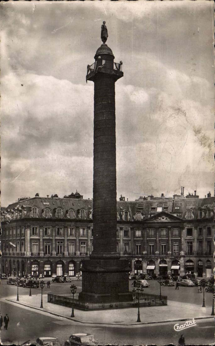 Paris 1 - La Place Vendome CPA 
