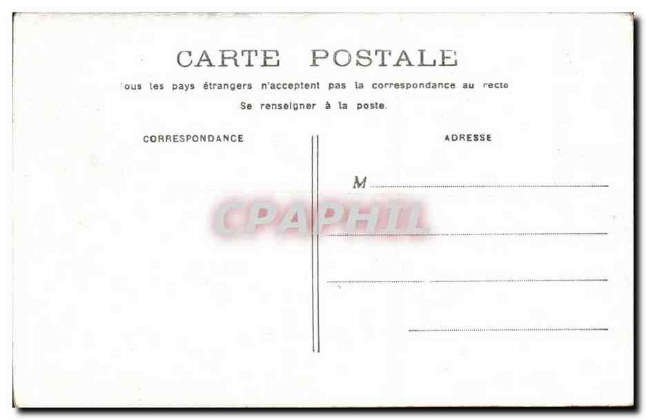 Paris 1 - Place Vendome - CPA  — Rückseite