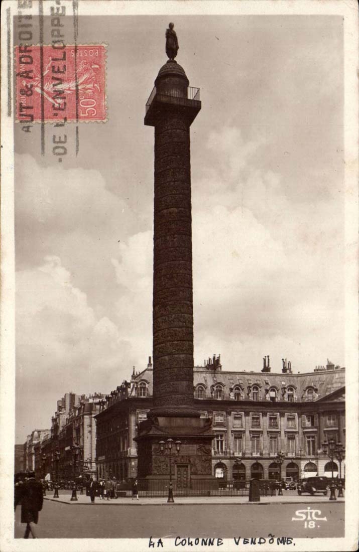 Paris 1 - Place Vendome - CPA 