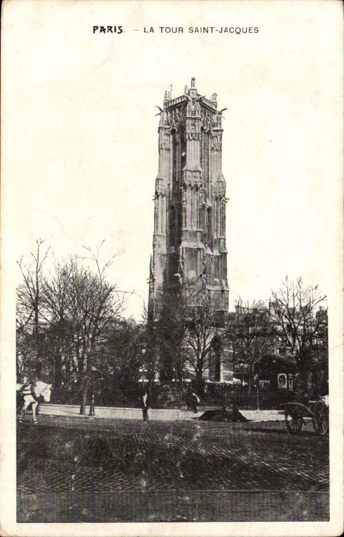 Paris 5 - La Tour saint Jacques - CPA 