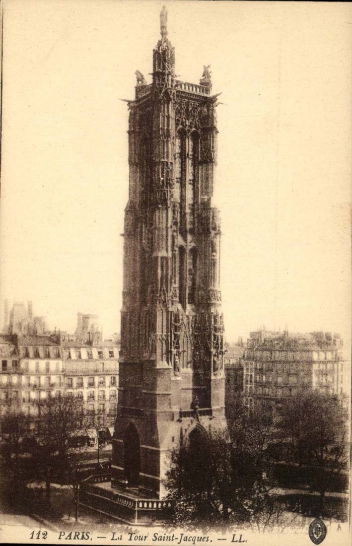 Paris 5 - La Tour Saint Jacques - CPA 