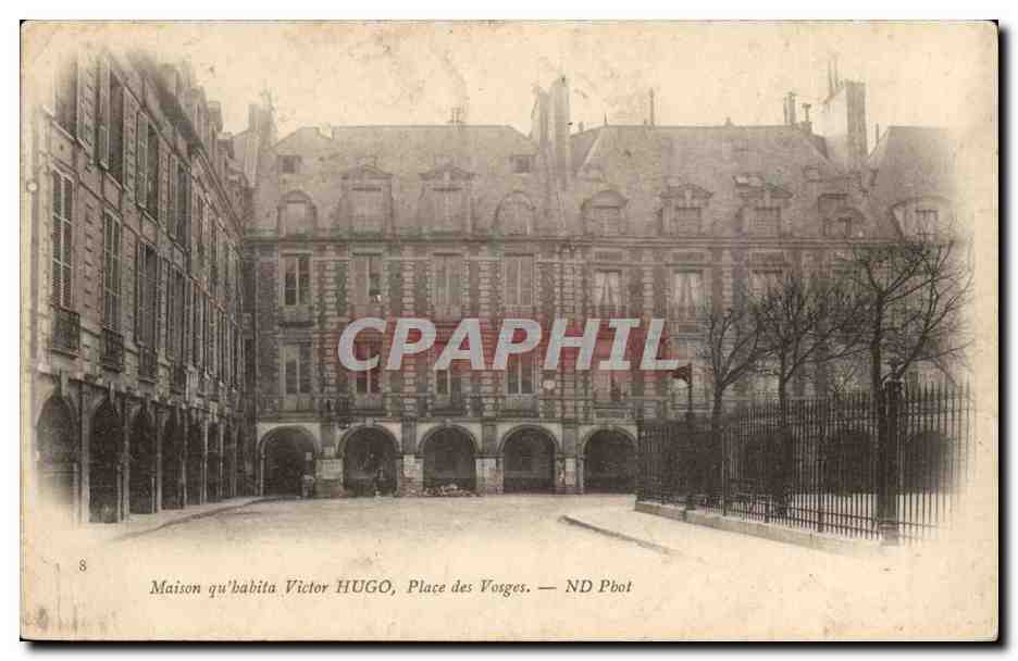 Paris - 3 Maison qu habita Victor Hugo - Place des Vosges - CPA 