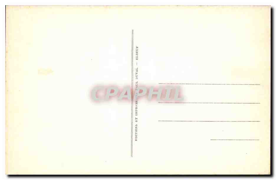 Edition du Musee de l'auberge Ganne a Barbizon CPA Les deux cures sur le chemin de al messe Marius Michel — Verso