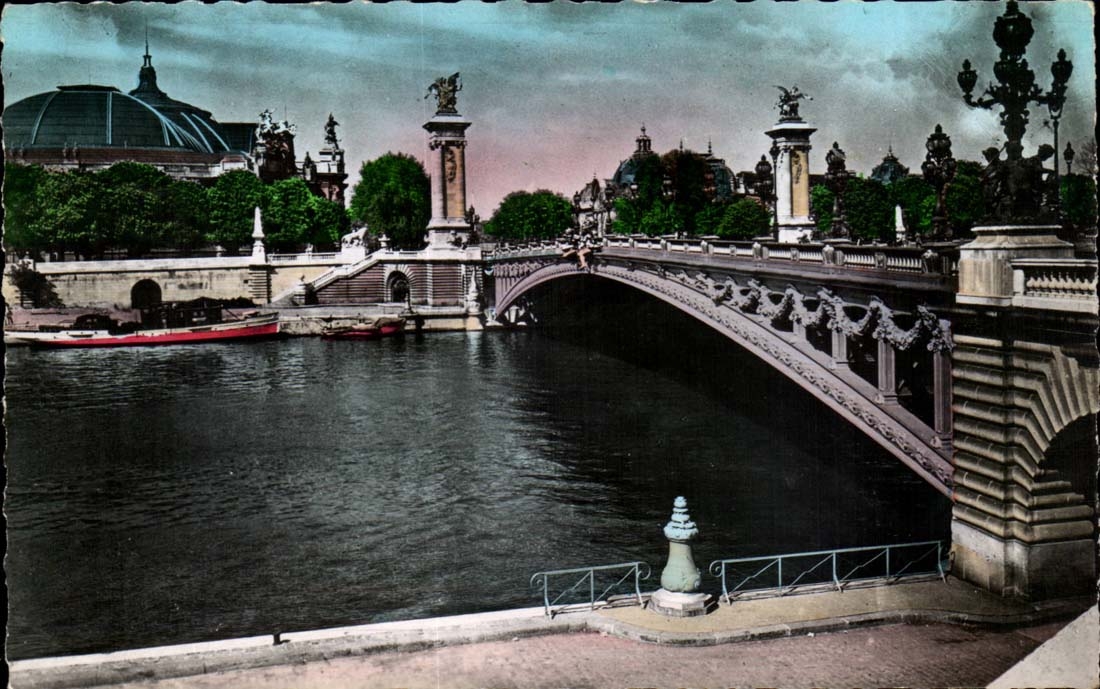 Paris CPA LE pont alexandre III