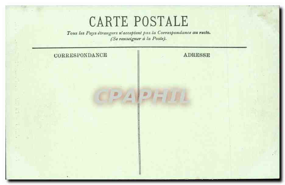 Pierrefonds CPA La rue Notre Dame et le chateau — Rückseite
