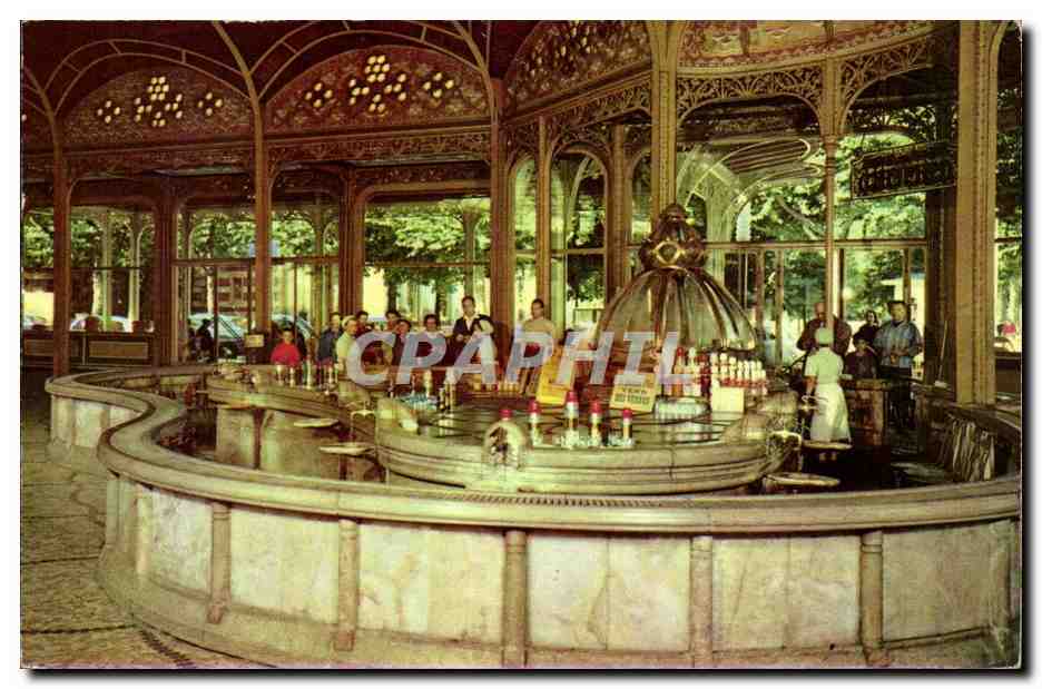 Vichy CPM Source Chomel buvette 