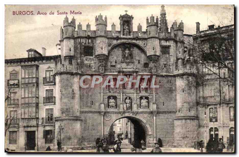 Espagne Burgos CPA Arco de SAnta Maria
