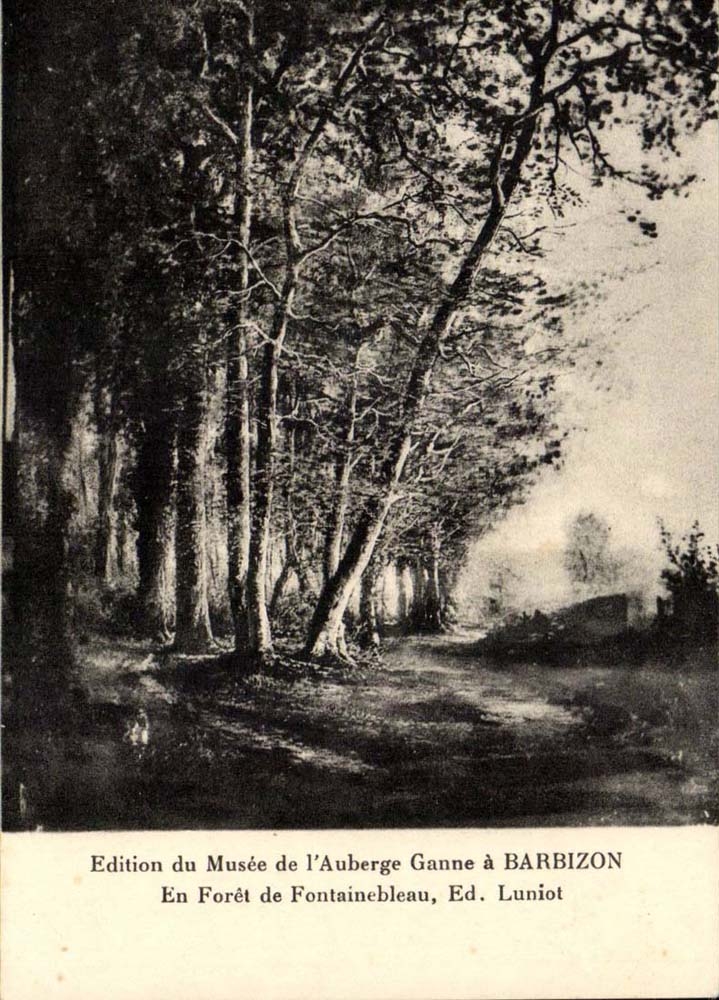CPA Edition du musee de l'auberge Ganne a Barbizon En foret a Fontainebleau Ed luniot