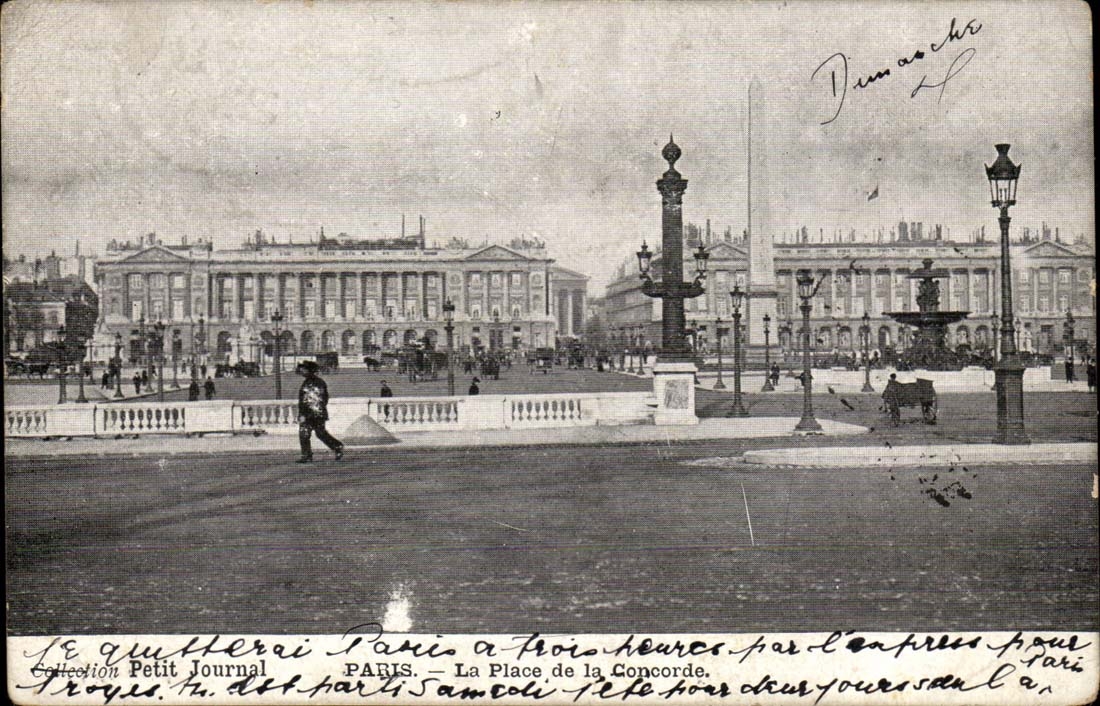 CPA Paris Petit Journal place de la Concorde