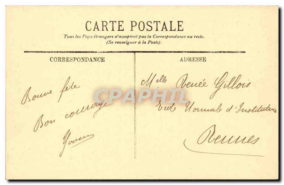 CPA Paris Le lac du Bois de Boulogne — Rückseite