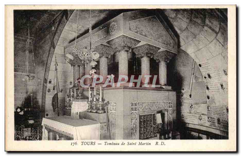 Tours CPA Tombeau de Saint Martin